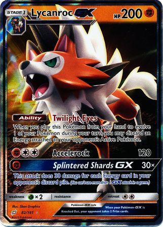 Lycanroc GX - 82/181 - Ultra Rare available at 401 Games Canada