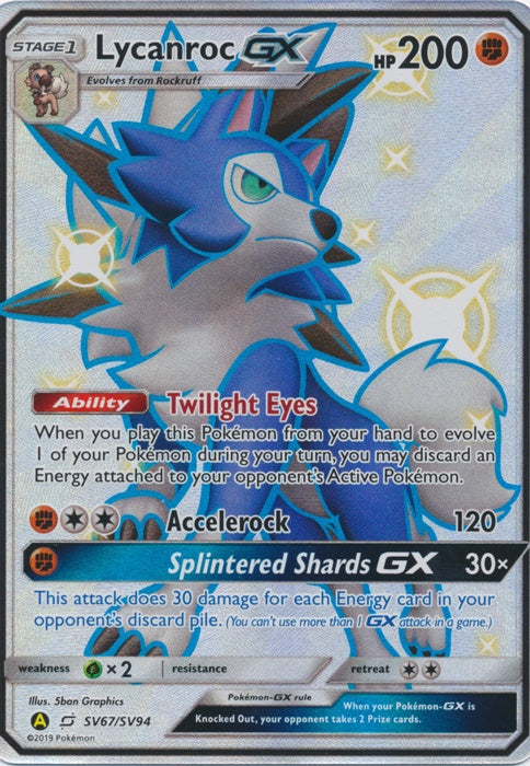 Lycanroc GX - SV67/SV94 - Shiny Ultra Rare available at 401 Games Canada