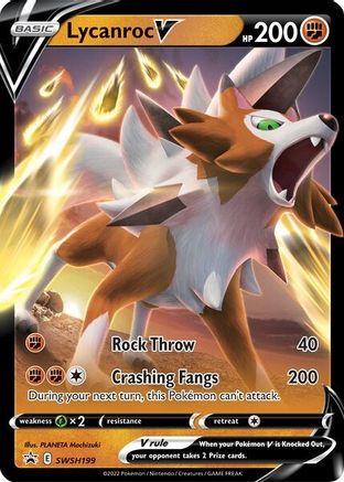 Lycanroc V - SWSH199 - Promo available at 401 Games Canada