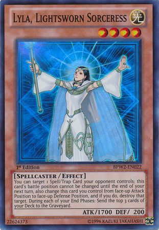 Lyla, Lightsworn Sorceress - BPW2-EN022 - Super Rare - 1st Edition available at 401 Games Canada