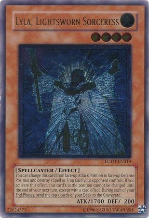 Lyla, Lightsworn Sorceress - LODT-EN019 - Ultimate Rare - Unlimited available at 401 Games Canada