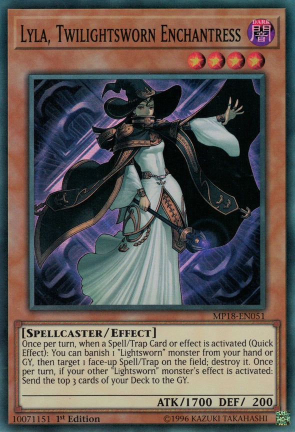 Lyla, Twilightsworn Enchantress - MP18-EN051 - Super Rare - 1st Edition available at 401 Games Canada