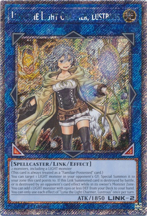 Lyna the Light Charmer, Lustrous (Platinum Secret Rare) - RA04-EN081 - Platinum Secret Rare - 1st Edition