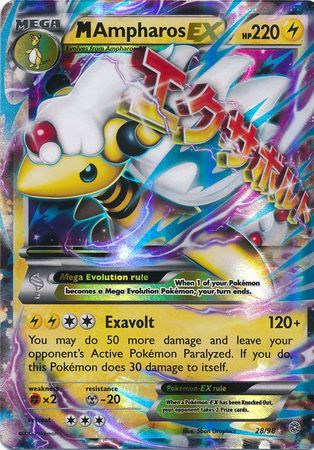 M Ampharos EX - 28/98 - Ultra Rare available at 401 Games Canada