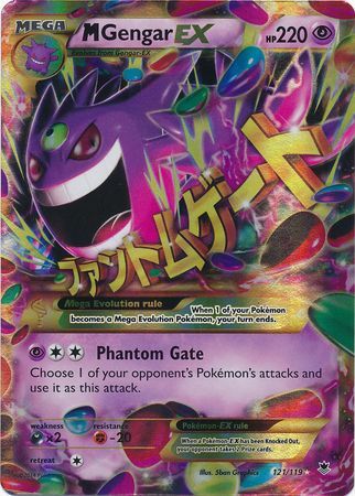 M Gengar EX - 121/119 - Secret Rare available at 401 Games Canada