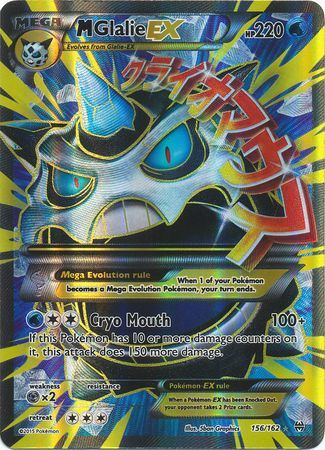 M Glalie EX - 156/162 - Full Art Ultra Rare available at 401 Games Canada