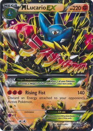 M Lucario EX - 55/111 - Ultra Rare available at 401 Games Canada