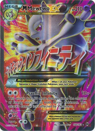 401 Games Canada - M Mewtwo EX - 160/162 - Full Art Ultra Rare 401 Games Canada - M Mewtwo EX - 160/162 - Full Art Ultra Rare