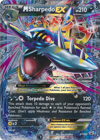 M Sharpedo EX - XY200 - Ultra Rare Promo available at 401 Games Canada