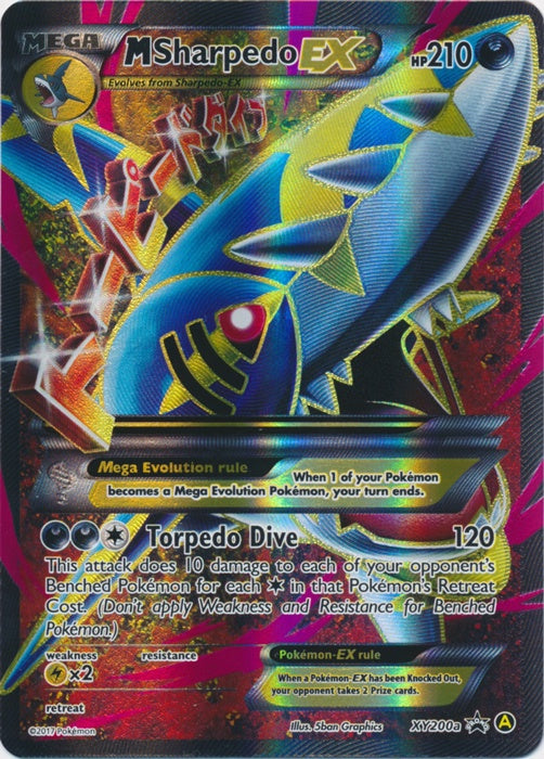 M Sharpedo EX - XY200a - Alternate Art Promo available at 401 Games Canada