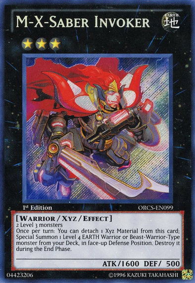 M-X-Saber Invoker - ORCS-EN099 - Secret Rare - 1st Edition available at 401 Games Canada