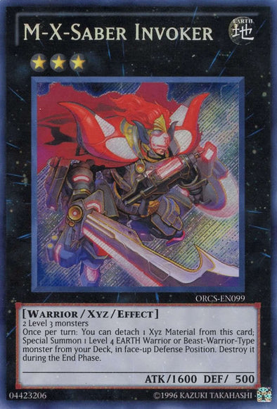 M-X-Saber Invoker - ORCS-EN099 - Secret Rare - Unlimited available at 401 Games Canada