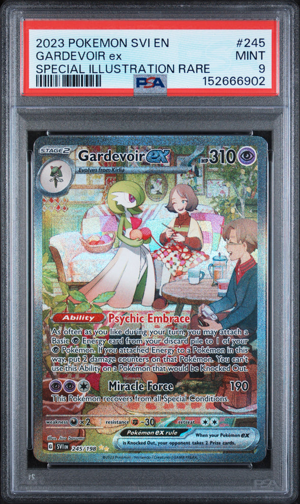 GARDEVOIR ex (245) - POKEMON SVI EN-SCARLET & VIOLET - SPECIAL ILLUSTRATION RARE - MINT 9