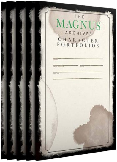 The Magnus Archives RPG - Character Portfolio Pack (5ct)