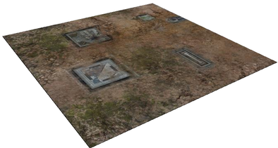 Terrain Crate - Battle Mat: Deadzone #3 - 2'x2' (Pre-Order)