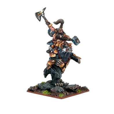 Kings of War - Dwarfs - Berserker Lord on Brock [MGKWD80-1]