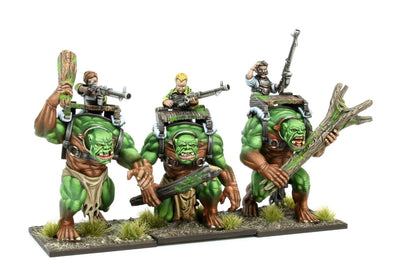 Kings of War - Halfling - Forest Troll Gunners Regiment