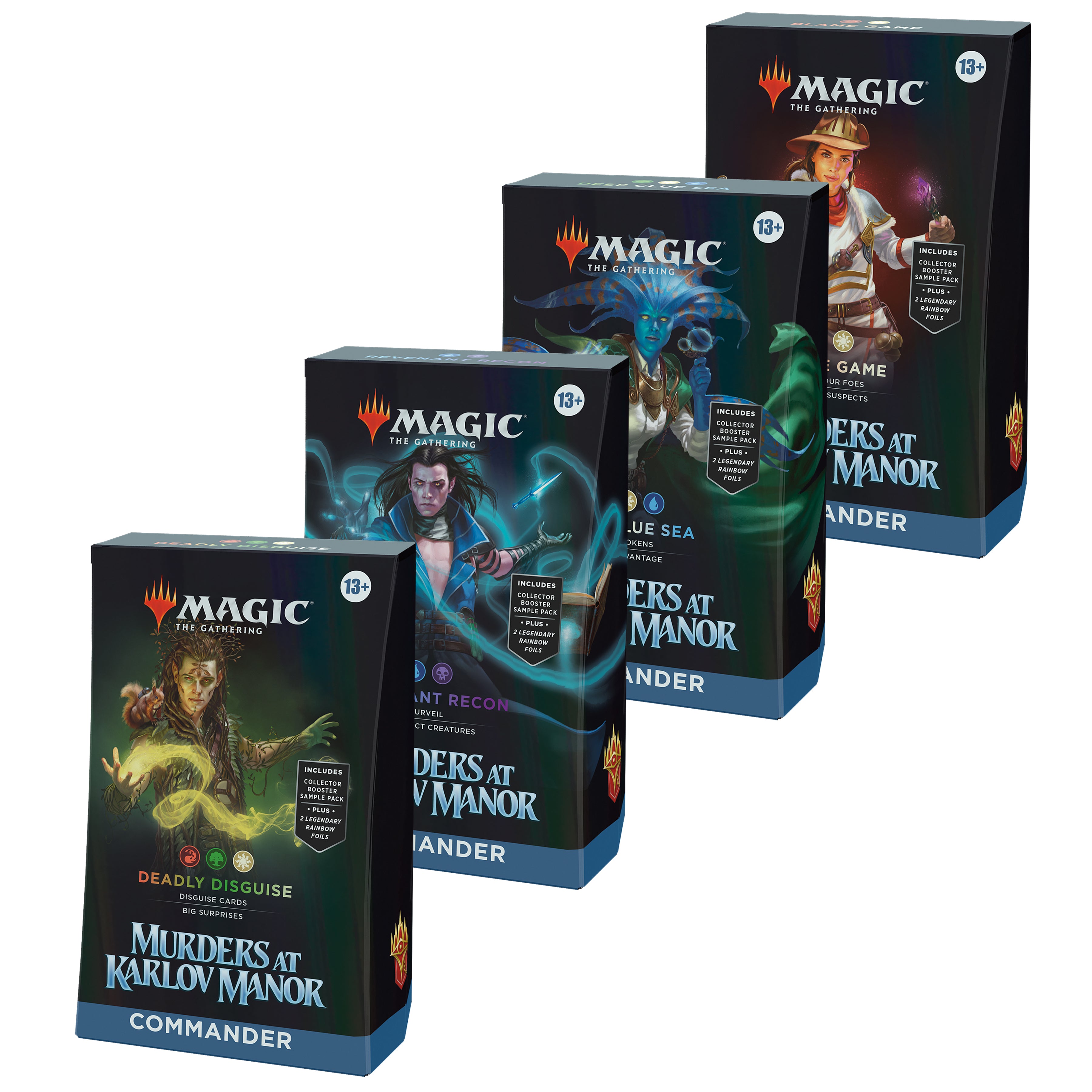 401 Games Canada - MTG - Murders at Karlov Manor - Commander Deck - Set of 4 401 Games Canada - MTG - Murders at Karlov Manor - Commander Deck - Set of 4