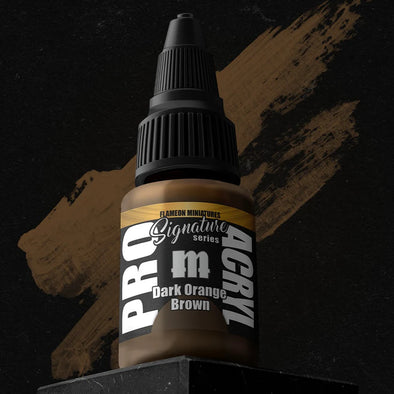 Monument Hobbies - Pro Acryl Paint - Flameon Dark Orange Brown [MPA-S26]