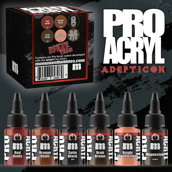Monument Hobbies - Pro Acryl Paint - Signature Series Set: Adepticon Spray Team (Pre-Order)
