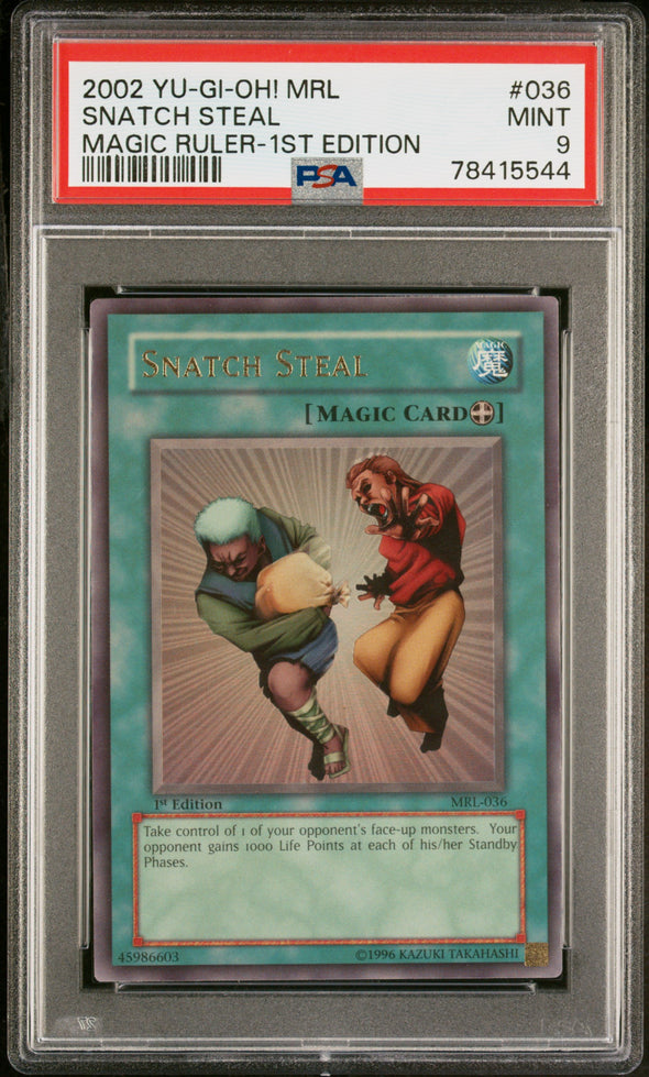 Snatch Steal [1st Edition] MRL-036 YuGiOh Magic Ruler MINT 9