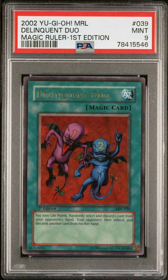 Delinquent Duo [1st Edition] MRL-039 YuGiOh Magic Ruler MINT 9