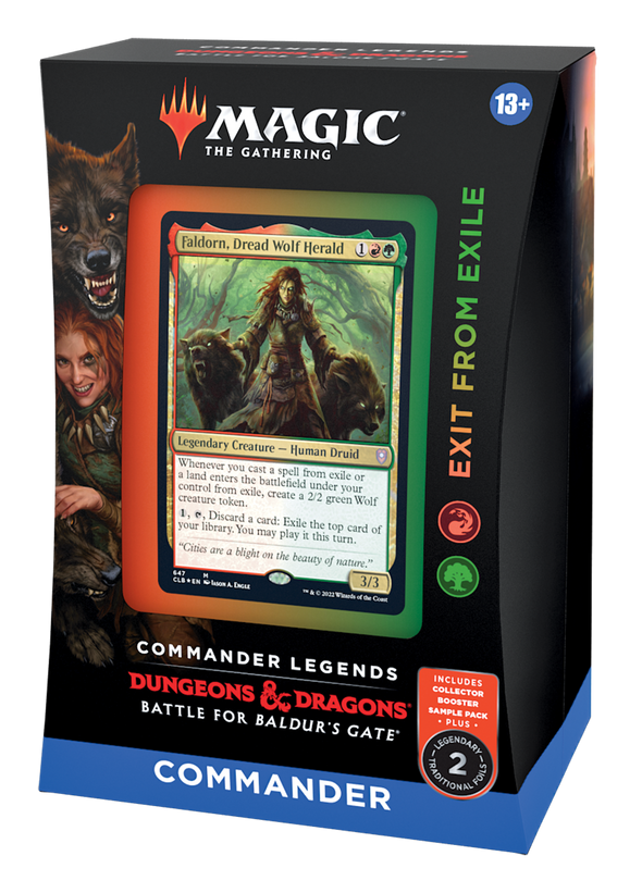 MTG - Commander Legends: Battle for Baldur's Gate - English Commander Deck - Exit from Exile available at 401 Games Canada