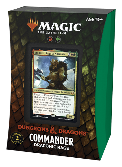 MTG - Dungeons & Dragons: Adventures in the Forgotten Realms - Commander Deck - Draconic Rage available at 401 Games Canada