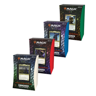 401 Games Canada - MTG - Dungeons & Dragons: Adventures in the Forgotten Realms - Commander Deck - Set of 4 401 Games Canada - MTG - Dungeons & Dragons: Adventures in the Forgotten Realms - Commander Deck - Set of 4