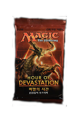 MTG - Hour of Devastation - Korean Booster Pack available at 401 Games Canada