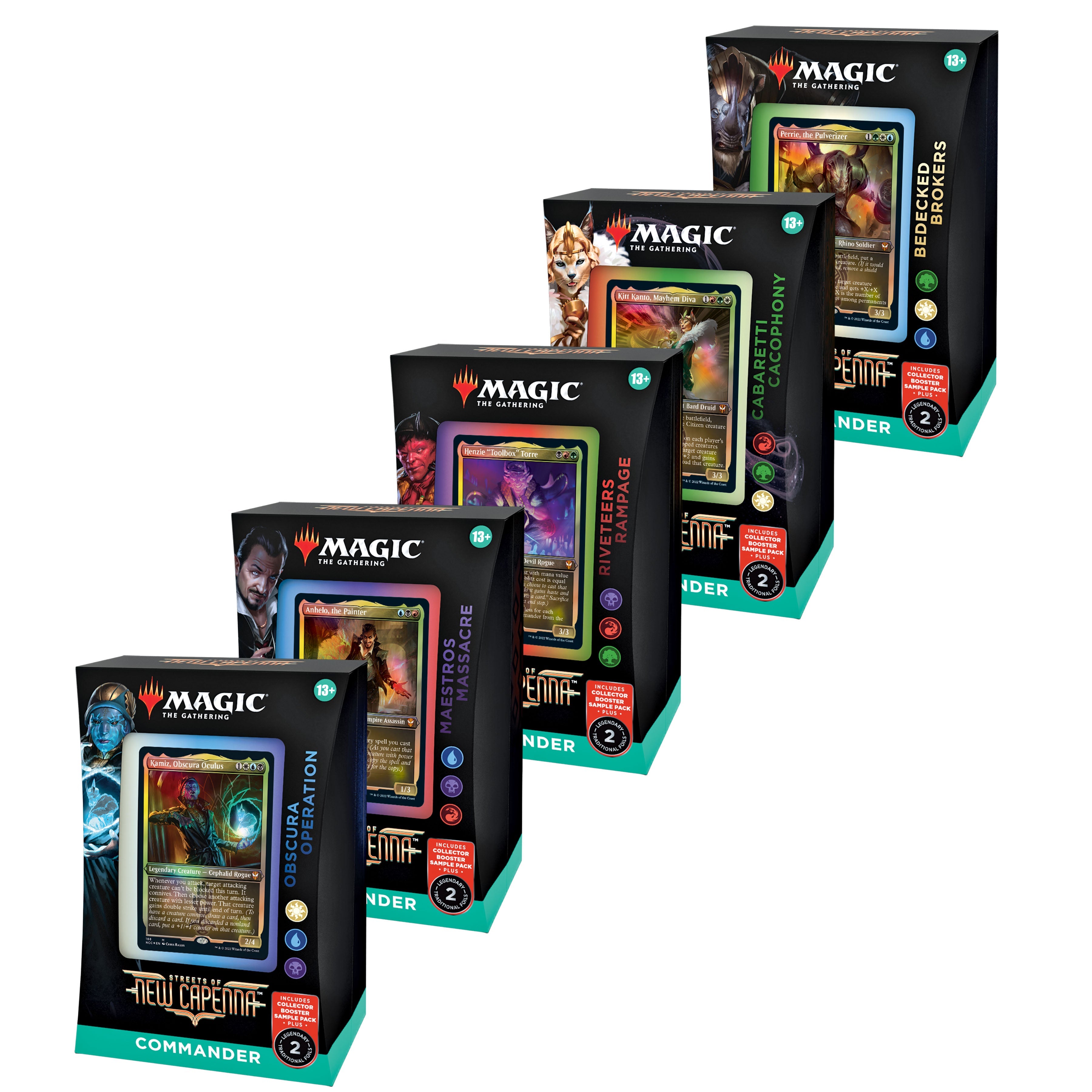 401 Games Canada - MTG - Streets of New Capenna - Commander Deck - Set of 5 401 Games Canada - MTG - Streets of New Capenna - Commander Deck - Set of 5