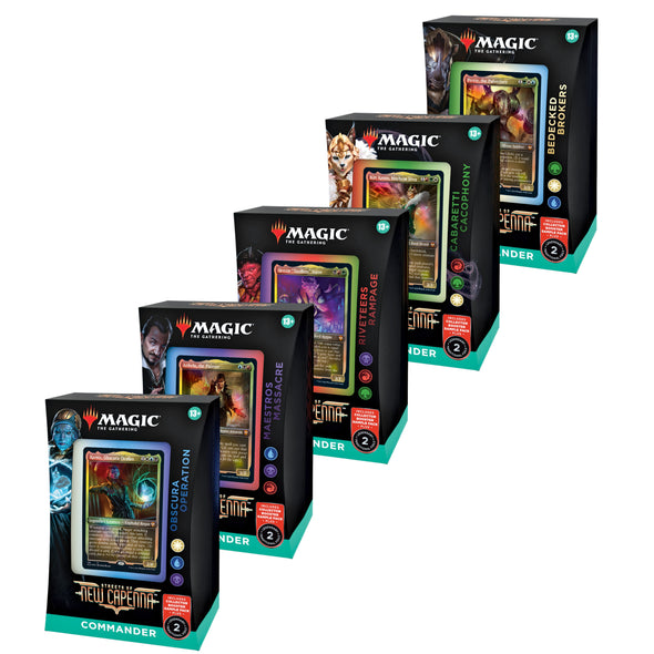 MTG - Streets of New Capenna - Commander Deck - Set of 5 available at 401 Games Canada