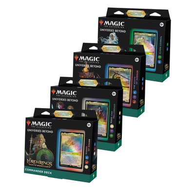 MTG - The Lord of the Rings: Tales of Middle-Earth - Commander Deck - Set of 4 available at 401 Games Canada