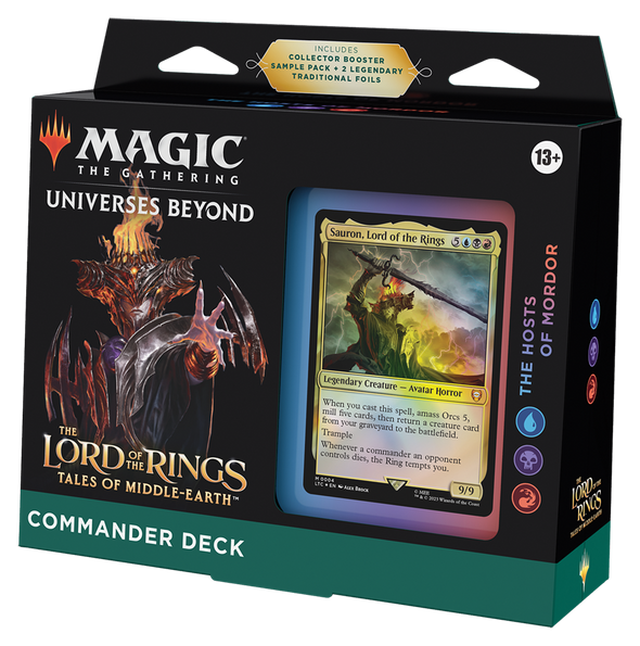 MTG - The Lord of the Rings: Tales of Middle-Earth - Commander Deck - The Hosts of Mordor available at 401 Games Canada