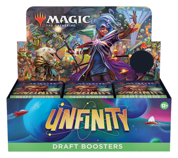 MTG - Unfinity - English Draft Booster Box available at 401 Games Canada