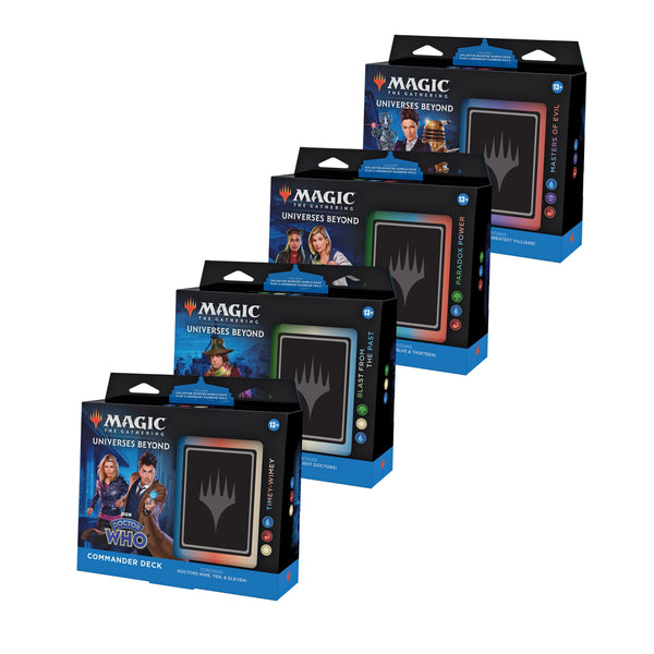 401 Games Canada - MTG - Universes Beyond: Doctor Who - Commander Deck - Set of 4 401 Games Canada - MTG - Universes Beyond: Doctor Who - Commander Deck - Set of 4