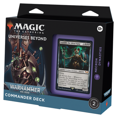 MTG - Universes Beyond: Warhammer 40,000 - Commander Deck - Necron Dynasties available at 401 Games Canada