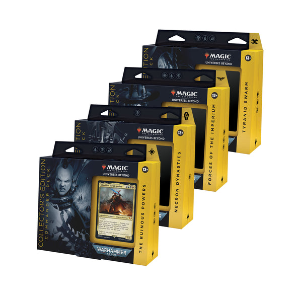 MTG - Universes Beyond: Warhammer 40,000 - Commander Deck - Set of 4 Decks - Collector Edition available at 401 Games Canada