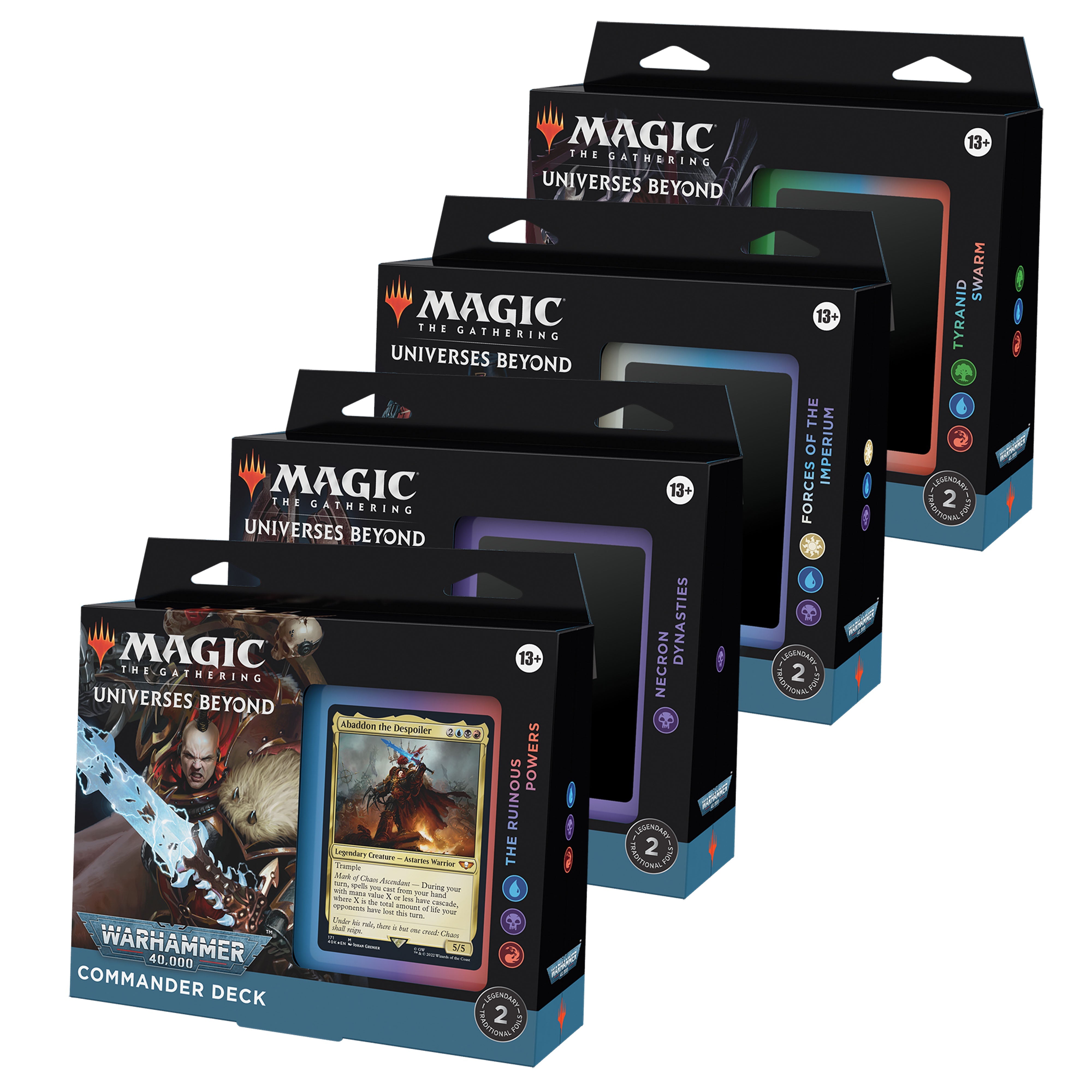 401 Games Canada - MTG - Universes Beyond: Warhammer 40,000 - Commander Deck - Set of 4 401 Games Canada - MTG - Universes Beyond: Warhammer 40,000 - Commander Deck - Set of 4
