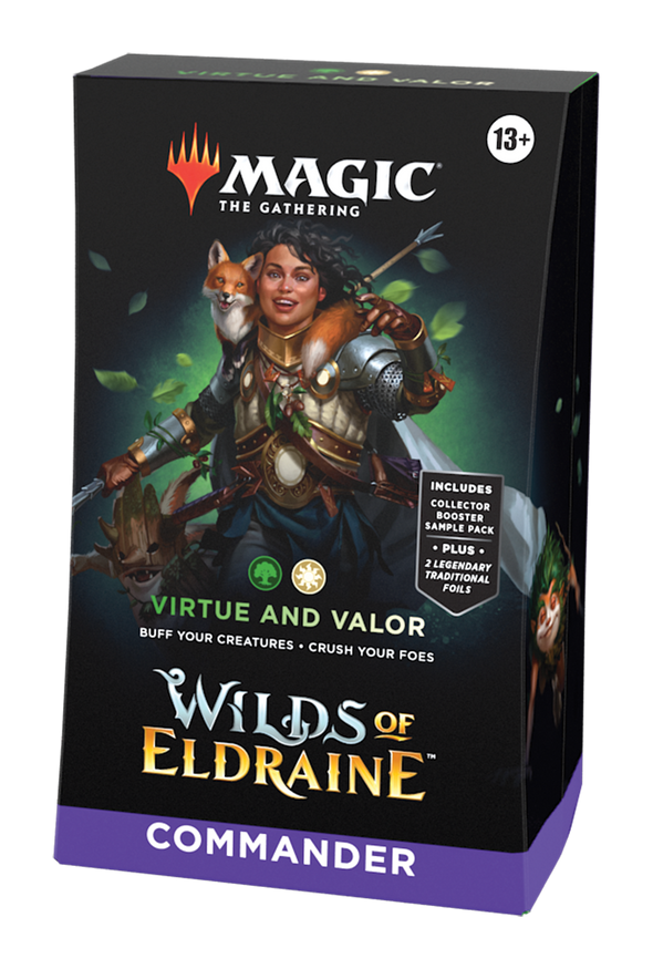 MTG - Wilds of Eldraine - Commander Deck - Virtue and Valor available at 401 Games Canada
