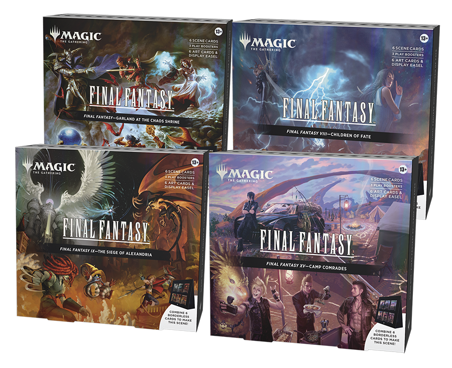 401 Games Canada - MTG - Universes Beyond: Final Fantasy - Scene Box - Set of 4 401 Games Canada - MTG - Universes Beyond: Final Fantasy - Scene Box - Set of 4