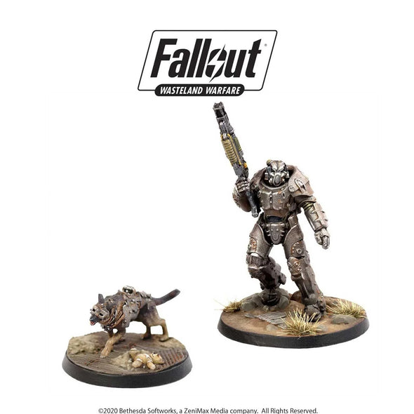 Fallout: Wasteland Warfare - Survivors - X-01 Survivor & Dogmeat