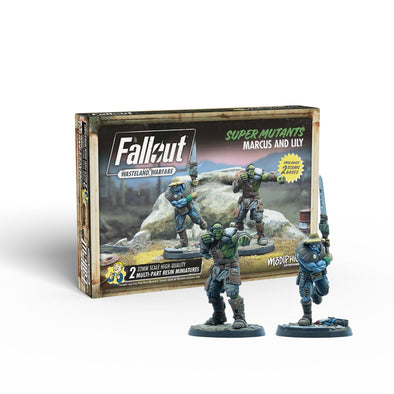 Fallout: Wasteland Warfare - Super Mutants - Marcus and Lily