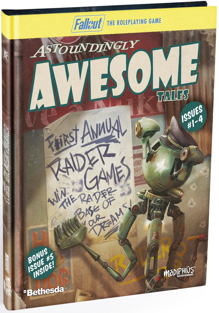 Fallout Anda 401 Games Canada - Fallout RPG - Astoundingly Awesome Tales #1-4 (HC)