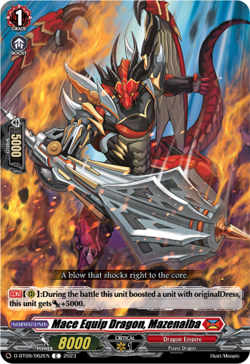 Mace Equip Dragon, Mazenalba - D-BT09/062 - Common available at 401 Games Canada