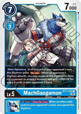 MachGaogamon - BT11-028 - Uncommon available at 401 Games Canada