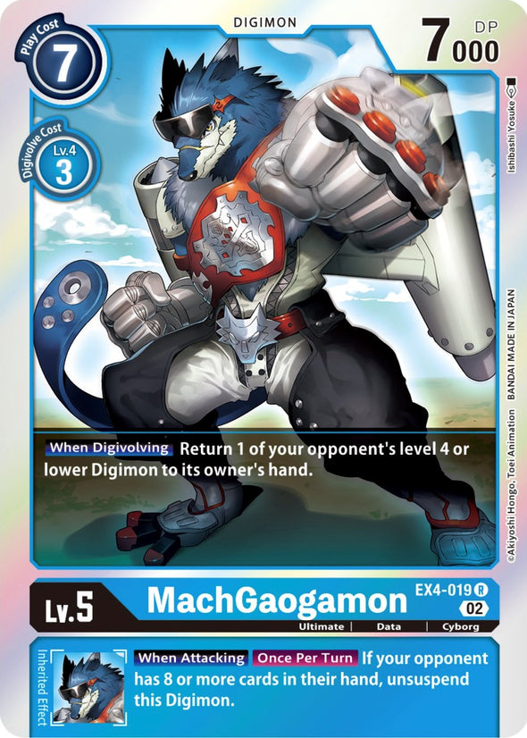 MachGaogamon - EX4-019 - Rare available at 401 Games Canada