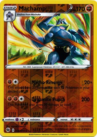 Machamp - 026/073 - Holo Rare - Reverse Holo available at 401 Games Canada