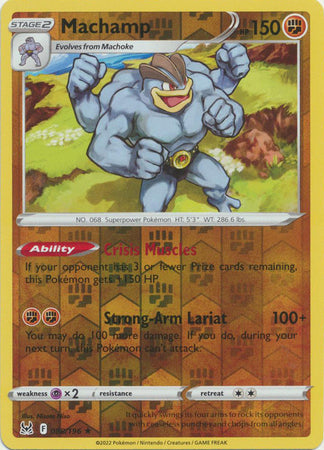 Machamp - 088/196 - Holo Rare - Reverse Holo available at 401 Games Canada