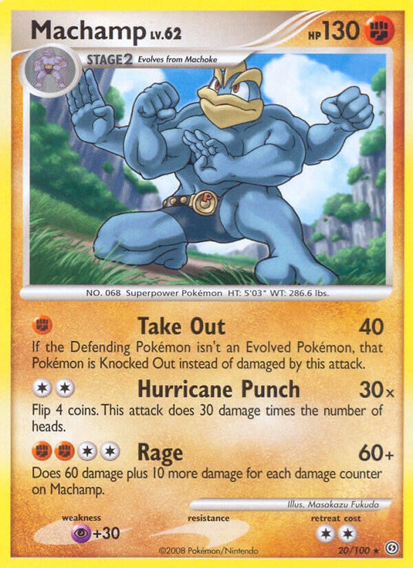 Machamp - 20/100 - Rare available at 401 Games Canada